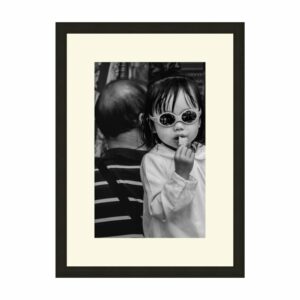 Glazed Picture Frame, 290mm x 377mm - A4 Plus, Black Ash, Mount and Print Options - Image 2