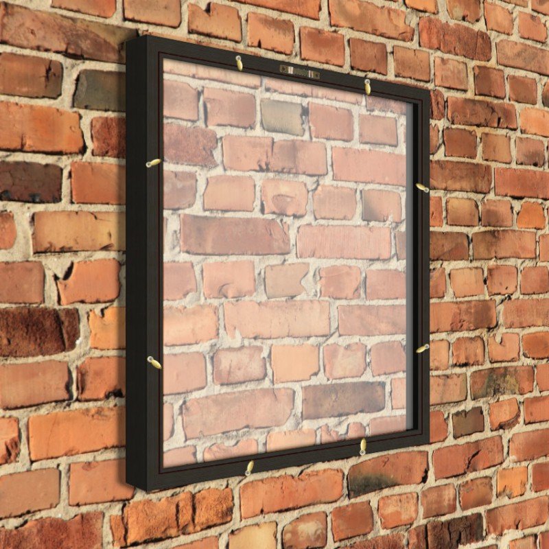40 x 45cm Sight Size Double Glazed Frame in Solid FSC® certified Ash – Black Stain & Lacquer finish