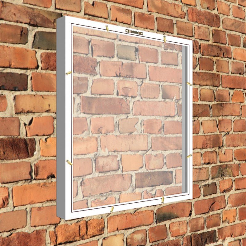 40 x 45cm Sight Size Double Glazed Frame in Solid FSC® certified Tulipwood – Hand Sprayed White