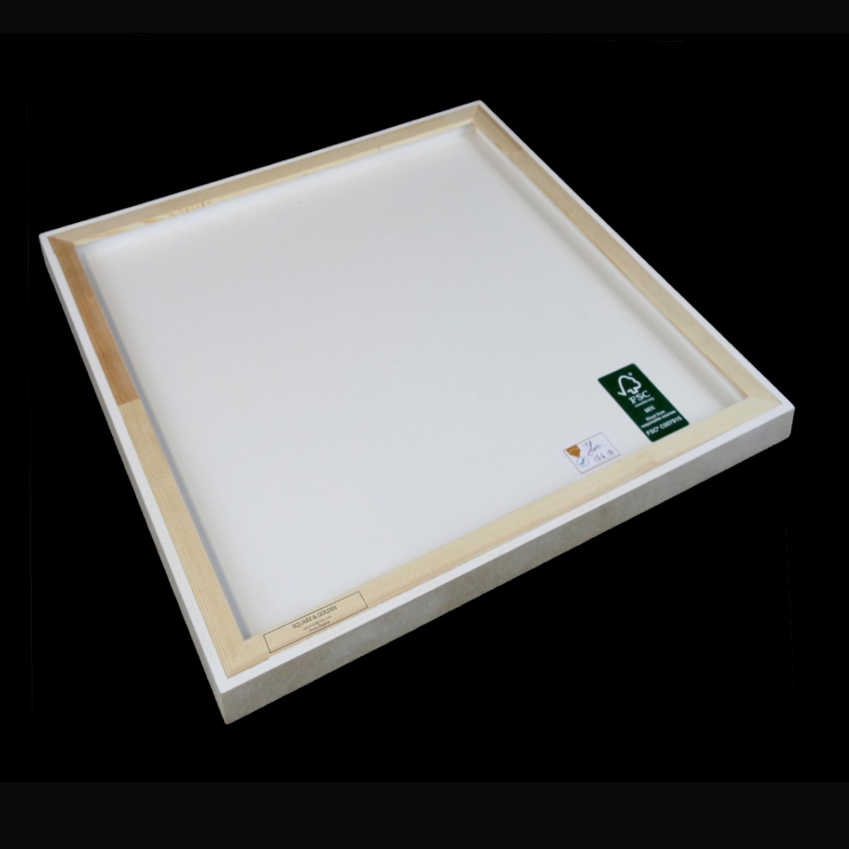 Small Square 220x220mm – Traditional Gessoed