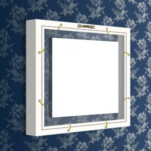 Sprayed White 23 x 23cm Sight Edge Double Glazed Frame - FSC® certified - Image 5