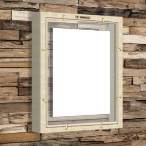 Solid Ash A4 Sight Edge Double Glazed Frame - FSC® certified - Image 5